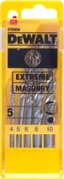 DeWalt Accessoires Cassette betonboren EXTREME 5-delig 4,5,6,8,10mm - DT6956-QZ