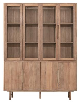 DTP Home Vitrinekast 'Bliss' Teakhout, 210 x 160cm