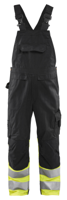 Blåkläder High-Vis bretelbroek 26621800 | Zwart/High-Vis Geel | Maat 50 - 7330509718711