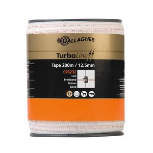 Gallagher TurboLine lint 12,5mm wit 200m  - 076232 076232