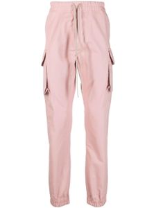 Rick Owens DRKSHDW pantalon cargo en coton à lien de resserrage - Rose