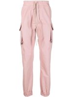 Rick Owens DRKSHDW pantalon cargo en coton à lien de resserrage - Rose