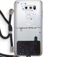 Sterren: LG V30 Transparant Hoesje met koord