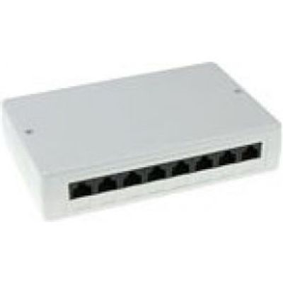 ACT Modulair opbouwdoos unshielded 8-voudig CAT6