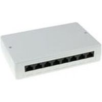 ACT Modulair opbouwdoos unshielded 8-voudig CAT6