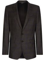 Dolce & Gabbana blazer à motif Prince de Galles - Gris