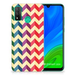 Huawei P Smart 2020 TPU bumper Zigzag Multi Color