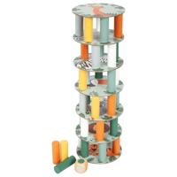 Small Foot - houten wiebeltoren safari spel