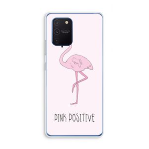 Pink positive: Samsung Galaxy Note 10 Lite Transparant Hoesje