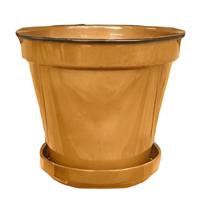 Pot Cylinder Vibrant Geel L - Buitengewoon de boet
