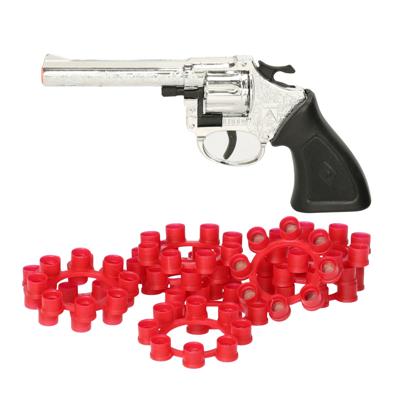 Wicke Cowboy verkleed speelgoed revolver of pistool - metaal - met 192 plaffertjes