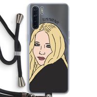 Mary Kate: Oppo A91 Transparant Hoesje met koord
