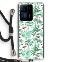 Flamingo bladeren: Xiaomi Mi Mix 4 Transparant Hoesje met koord