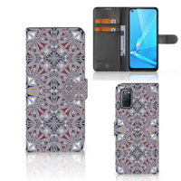 OPPO A72 | OPPO A52 Bookcase Flower Tiles