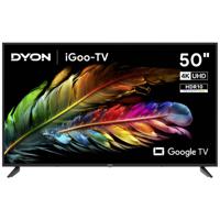 Dyon iGoo-TV 50U LED-TV 127 cm 50 inch Energielabel F (A - G) CI+*, DVB-C, DVB-S2, DVB-T2, Smart TV, UHD, WiFi Zwart