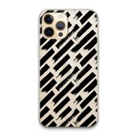 Zwarte vegen: iPhone 13 Pro Max Transparant Hoesje