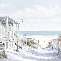 Ambiente Servet 33cm Beach Cabin - thumbnail