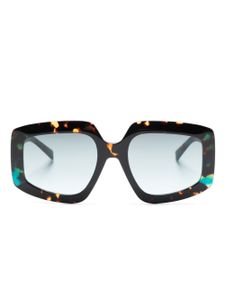 MISSONI EYEWEAR lunettes de soleil à monture carrée - Vert