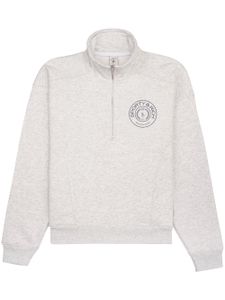 Sporty & Rich sweat Connecticut Crest en coton - Gris