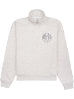 Sporty & Rich sweat Connecticut Crest en coton - Gris