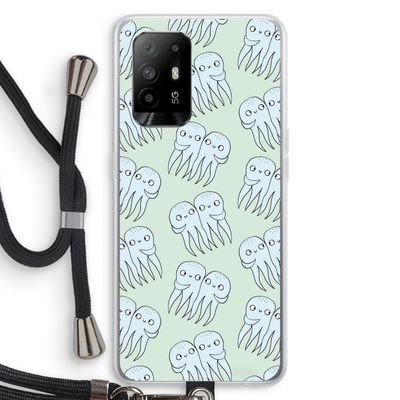 Octopussen: Oppo A94 5G Transparant Hoesje met koord