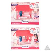 Toi-Toys lauren speelset poppenhuis 13cm