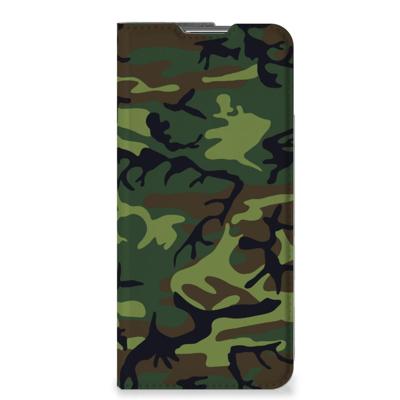 OPPO Find X5 Pro | Hoesje met Magneet | Army Dark