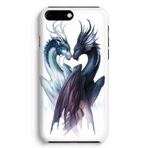 Yin Yang Dragons: iPhone 8 Plus Volledig Geprint Hoesje