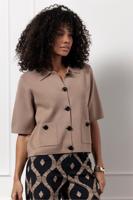 Studio Anneloes Kenzia Ssl Cardigan 12935 Vest 2200 Latte