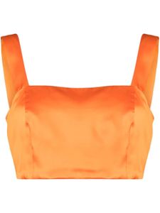 WOERA haut bustier à encolure carrée - Orange