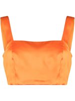 WOERA haut bustier à encolure carrée - Orange - thumbnail