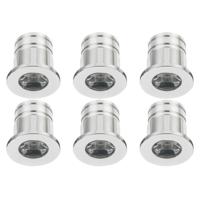 Velvalux LED Veranda Spots 6-pack - 3W Dimbaar Natuurlijk Wit Ø31mm