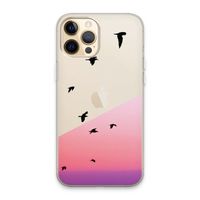 Fly away: iPhone 13 Pro Max Transparant Hoesje