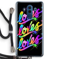 Loves: Huawei Mate 10 Pro Transparant Hoesje met koord