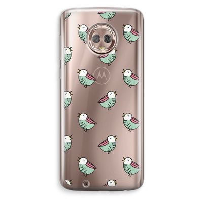 Vogeltjes: Motorola Moto G6 Transparant Hoesje