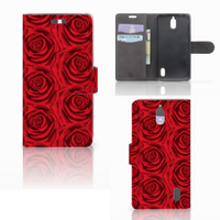 Huawei Y625 Hoesje Red Roses - thumbnail