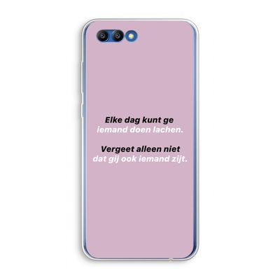 gij zijt ook iemand: Honor 10 Transparant Hoesje