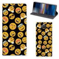 Sony Xperia 10 Plus | Hoesje met Magneet | Emoji