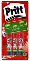 Lijmstift pritt stick original 11gr blister à 3st
