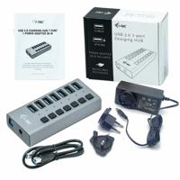 i-tec USB 3.0 Charging HUB 7 port + Power Adapter usb-hub - thumbnail