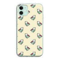 Vogeltjes: iPhone 11 Transparant Hoesje