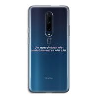 uw waarde daalt niet: OnePlus 7 Pro Transparant Hoesje