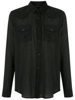 Osklen chemise à poches à rabat - Noir