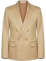 Valentino Garavani blazer croisé à revers pointus - Tons neutres