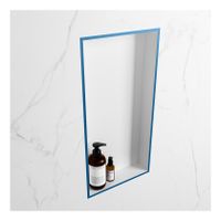 Wandnis Solid Surface Easy | In- en opbouw | 30x60x8 cm | 1 vak | Jeans/Talc