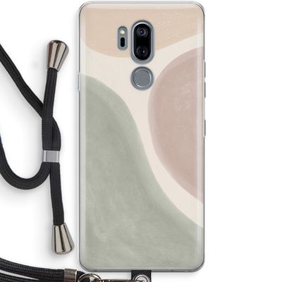 Geo #6: LG G7 Thinq Transparant Hoesje met koord