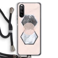 Creatieve toets: Sony Sony Xperia 10 III Transparant Hoesje met koord