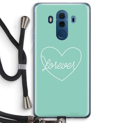 Forever heart pastel: Huawei Mate 10 Pro Transparant Hoesje met koord