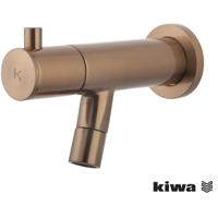 Wiesbaden Amador Toiletkraan Geborsteld Brons Koper - Koudwater - Muurbevestiging - Kiwa