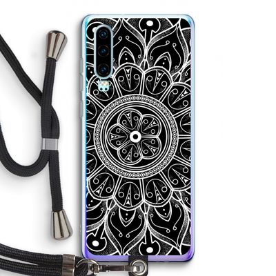 Roses Are Red: Huawei P30 Transparant Hoesje met koord